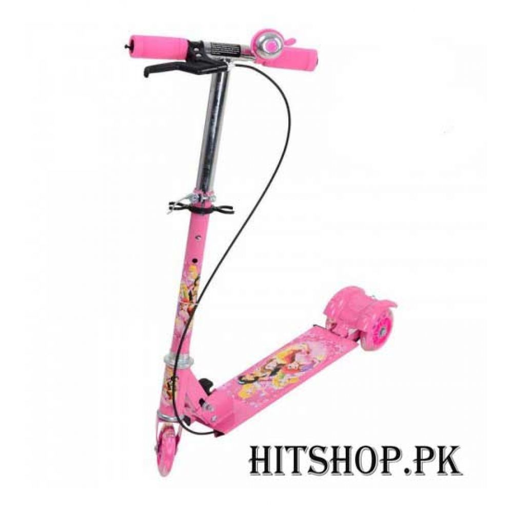 Foldable 3 Wheel Scooty With Bell And Light